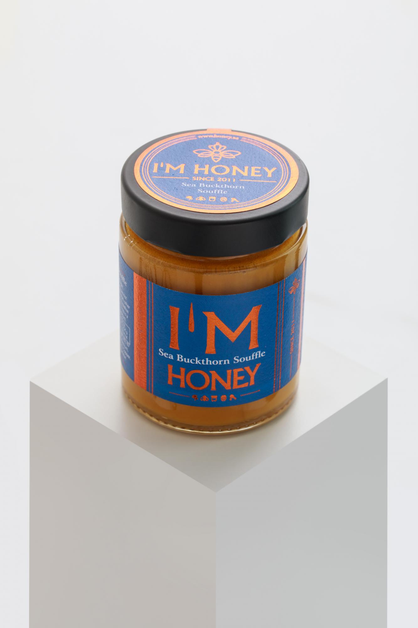 Мёд суфле с облепихой, 350 гр