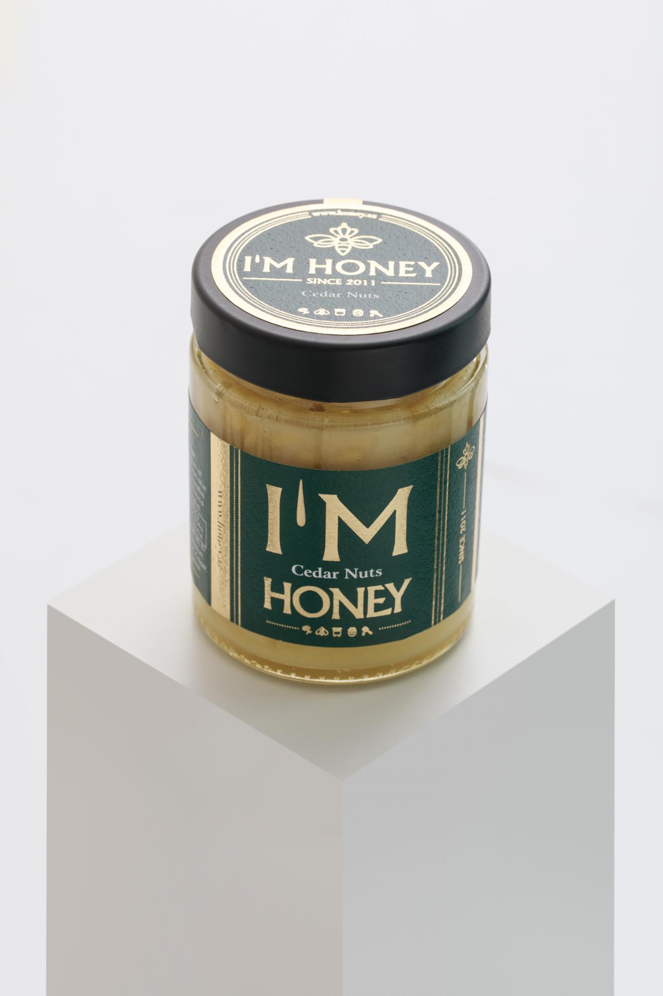 Мёд с кедровыми орешками, 300 гр